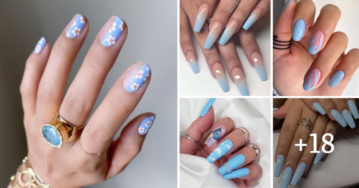 20 Gorgeous Blue Nails For A Refreshing Manicure