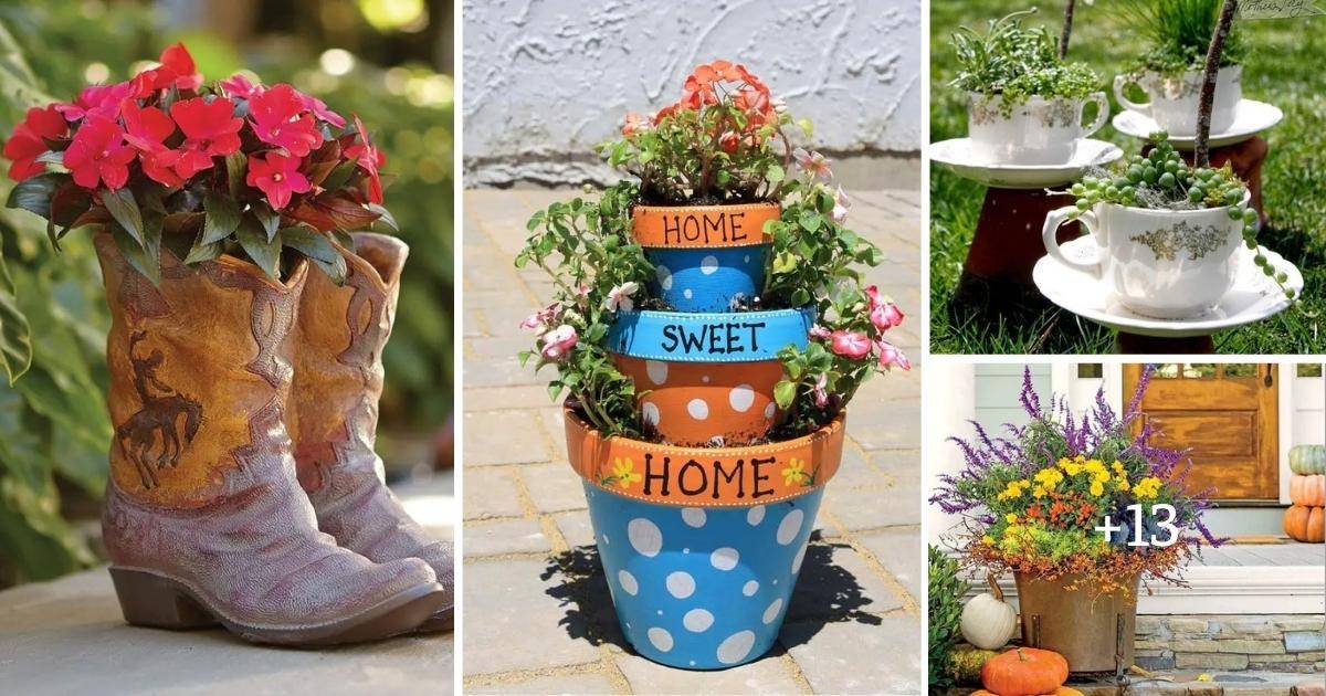 Flower Pot Ideas To Add Height And Drama To Your Home