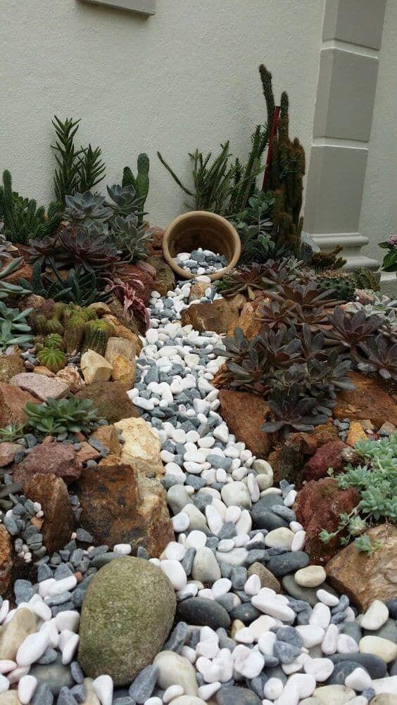 22 Charming Garden Ideas That Are Inspired By Natural Pebbles - 139