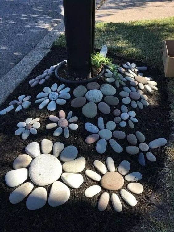 22 Charming Garden Ideas That Are Inspired By Natural Pebbles - 161