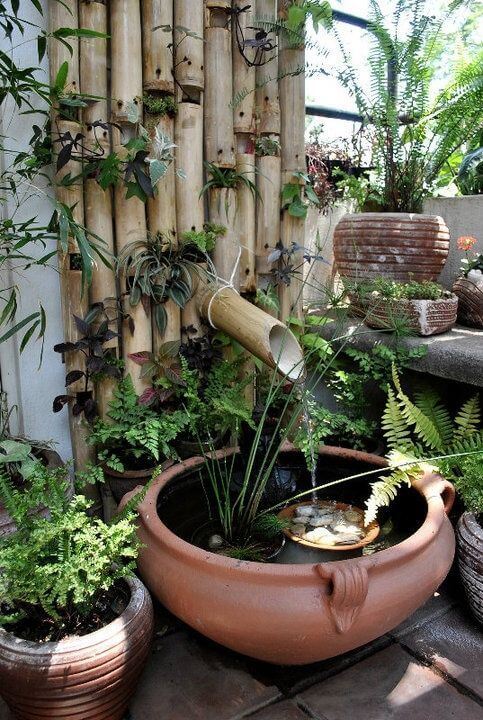 25 Astound Garden Wall Water Feature Ideas - 191