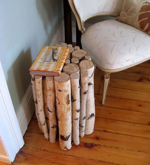 25 DIY Inexpensive Home Decor Projects Made From Logs - 159