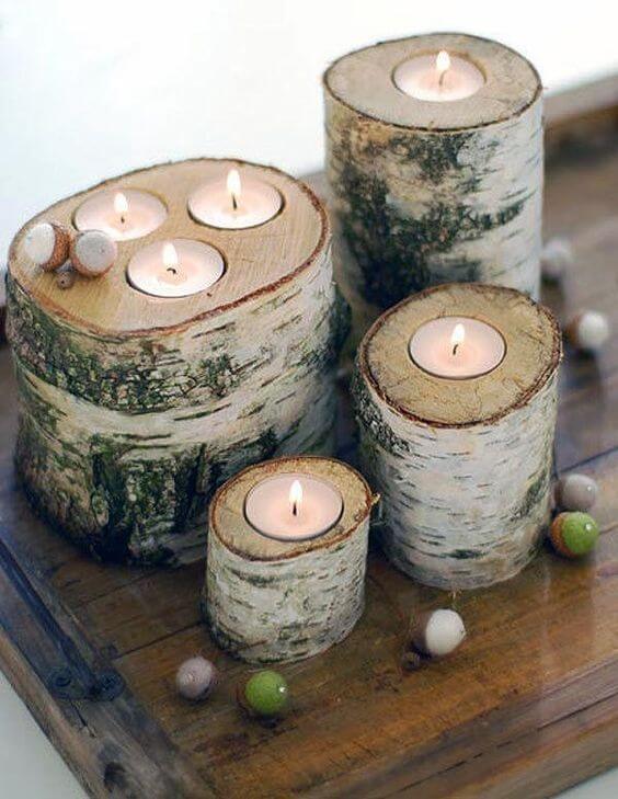 25 DIY Inexpensive Home Decor Projects Made From Logs - 169