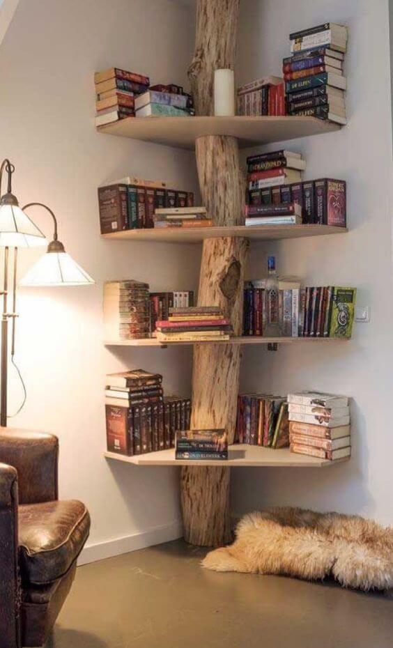 25 DIY Inexpensive Home Decor Projects Made From Logs - 181
