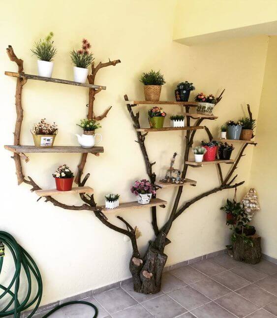 25 DIY Inexpensive Home Decor Projects Made From Logs - 187