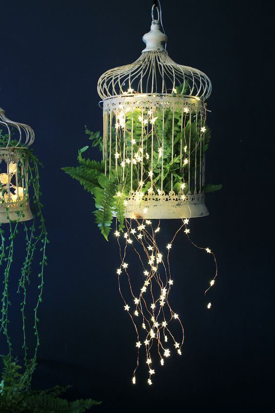 22 Clever Ideas To Decorate With String Lights - 159