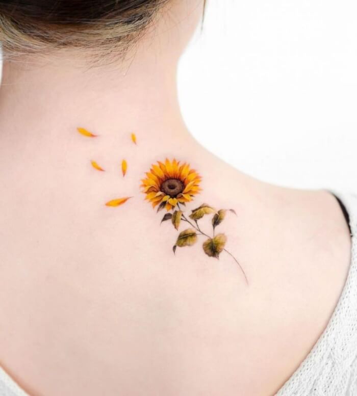 28 Attractive Sunflower Tattoo Ideas You'll Want Forever - 173