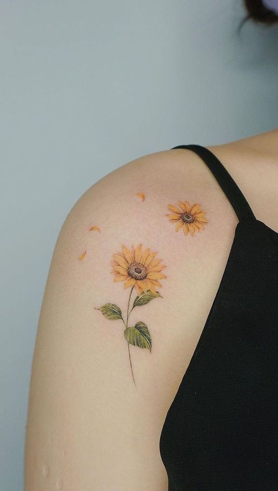 28 Attractive Sunflower Tattoo Ideas You'll Want Forever