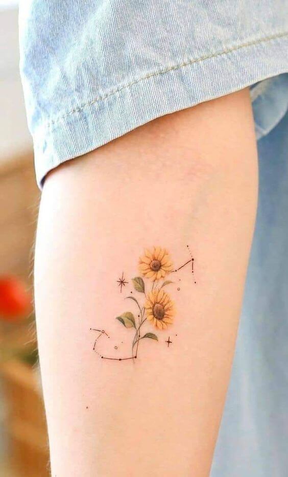 28 Attractive Sunflower Tattoo Ideas You'll Want Forever - 197