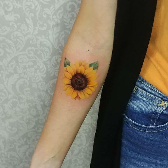 28 Attractive Sunflower Tattoo Ideas You'll Want Forever - 205