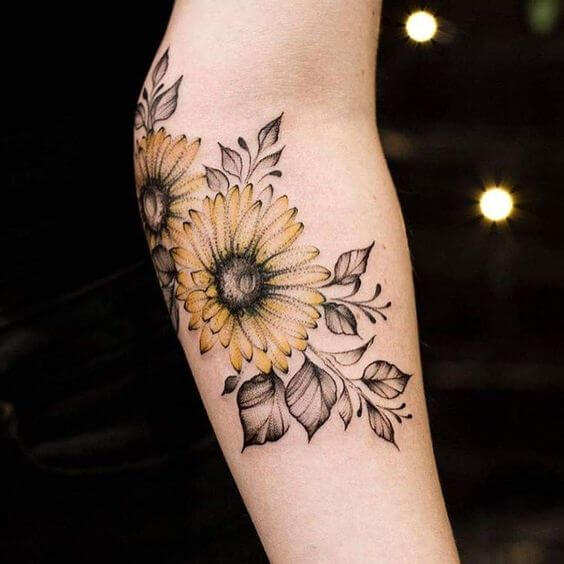 28 Attractive Sunflower Tattoo Ideas You'll Want Forever - 207