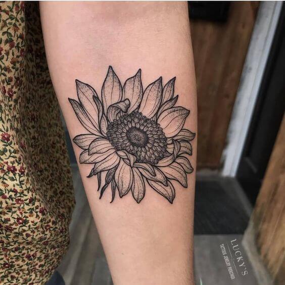 28 Attractive Sunflower Tattoo Ideas You'll Want Forever - 217