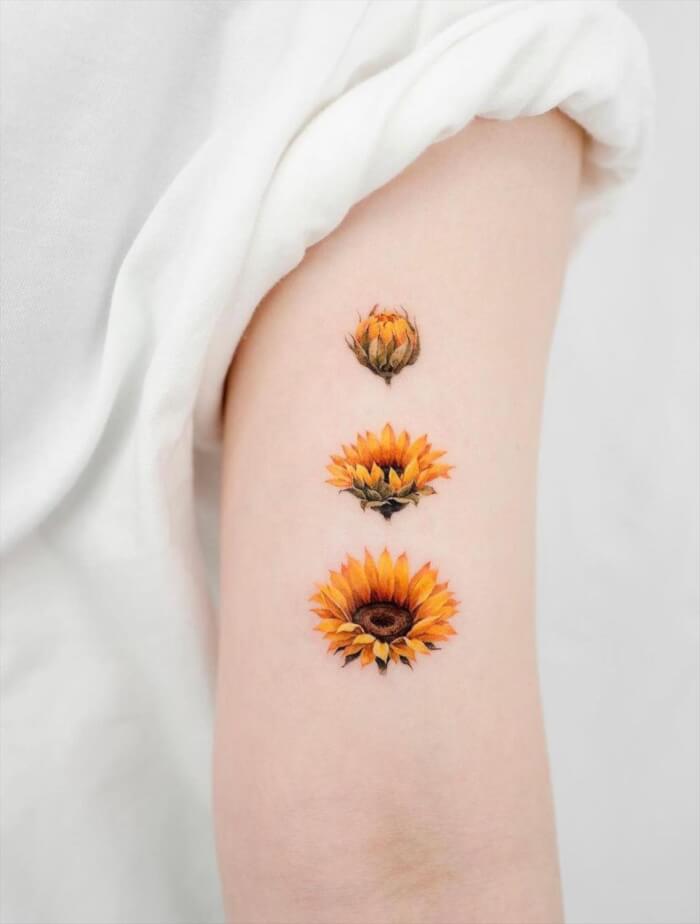 28 Attractive Sunflower Tattoo Ideas You'll Want Forever - 177
