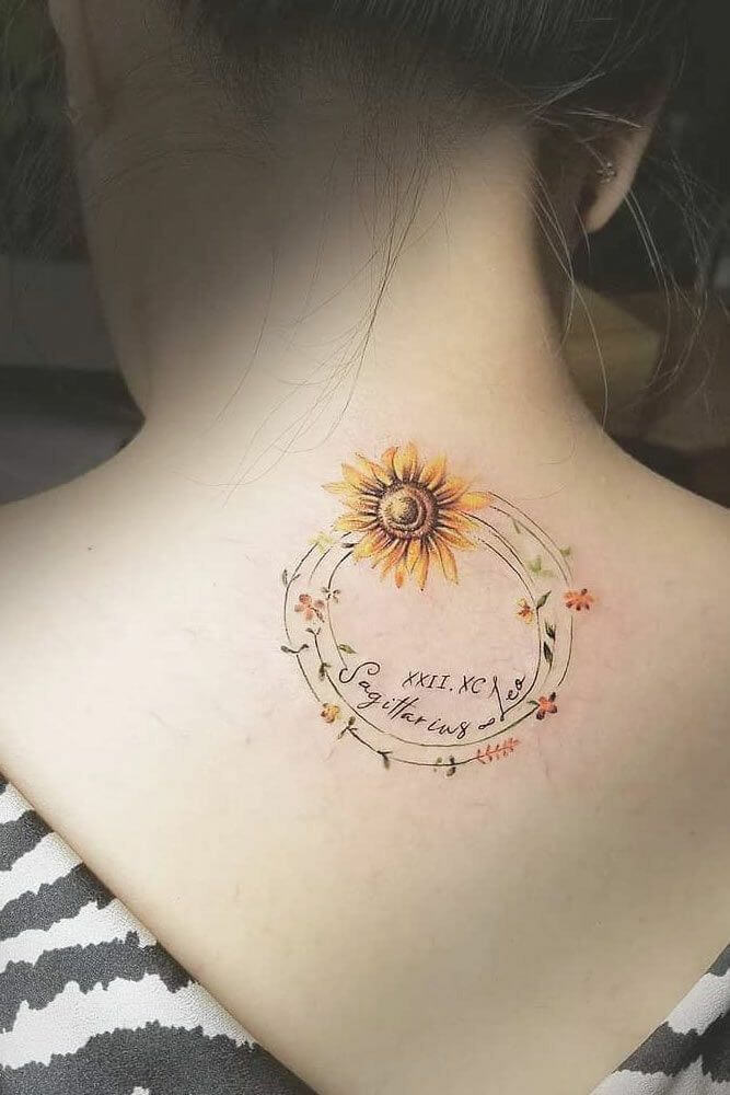 28 Attractive Sunflower Tattoo Ideas You'll Want Forever - 179
