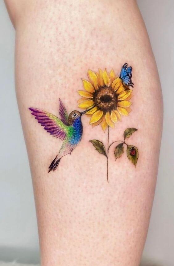28 Attractive Sunflower Tattoo Ideas You'll Want Forever - 183
