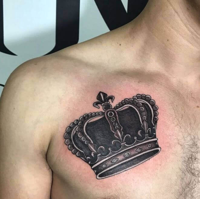 Top 35 Unique King And Queen Crown Tattoo Designs For Couples To Try - 245
