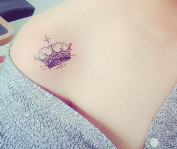 Top 35 Unique King And Queen Crown Tattoo Designs For Couples To Try - 261