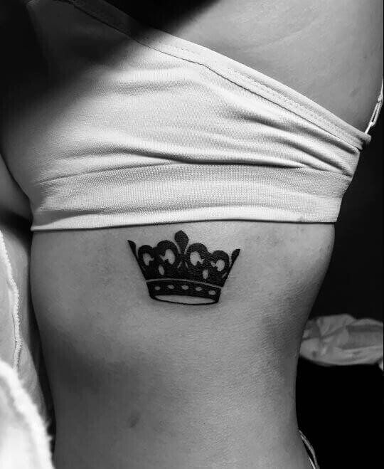 Top 35 Unique King And Queen Crown Tattoo Designs For Couples To Try - 265