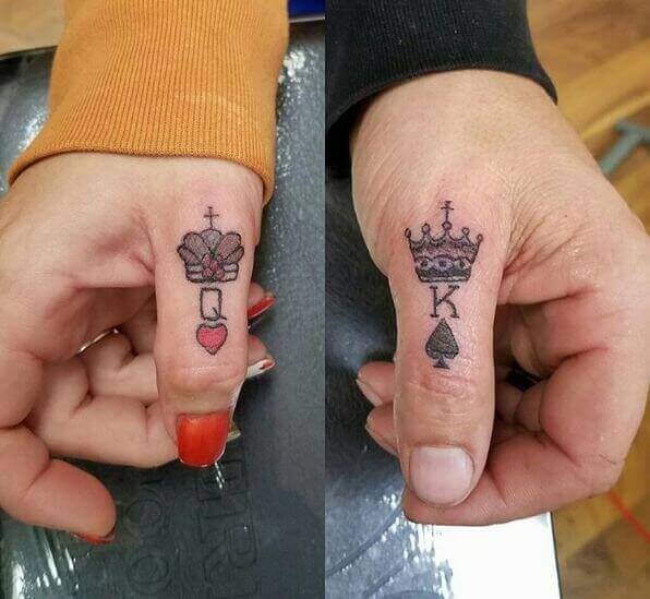 Top 35 Unique King And Queen Crown Tattoo Designs For Couples To Try - 223