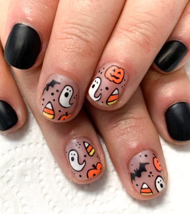 20 Halloween Nails Way Too Pretty To Be Scary - 143