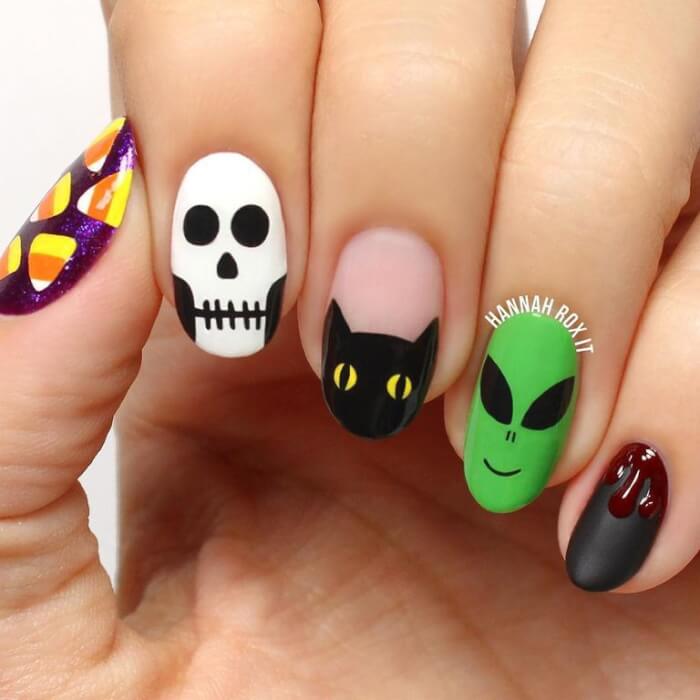 20 Halloween Nails Way Too Pretty To Be Scary - 155