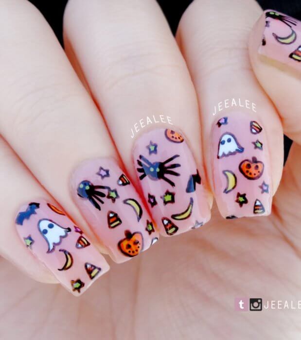 20 Halloween Nails Way Too Pretty To Be Scary - 131