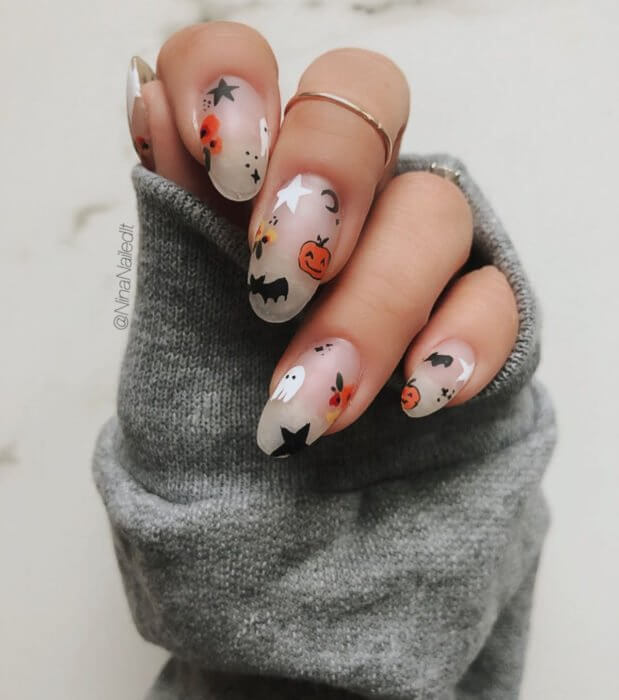 20 Halloween Nails Way Too Pretty To Be Scary - 141