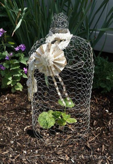 20 Creative Garden Ideas Made From Wire - 137