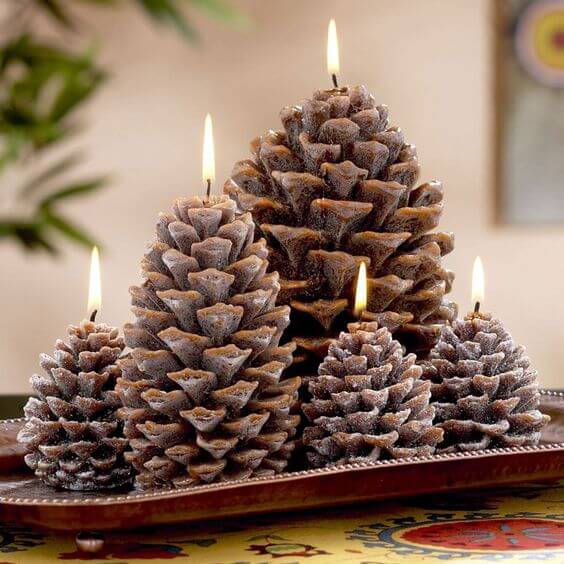 27 Lovely Pine Cones Crafts for Decorating Your Home - 189