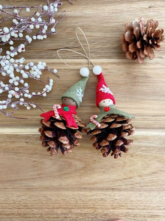 27 Lovely Pine Cones Crafts for Decorating Your Home - 207