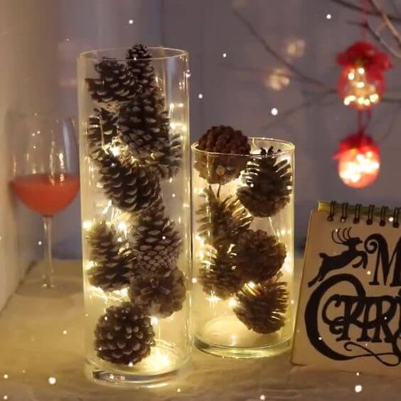 27 Lovely Pine Cones Crafts for Decorating Your Home - 211
