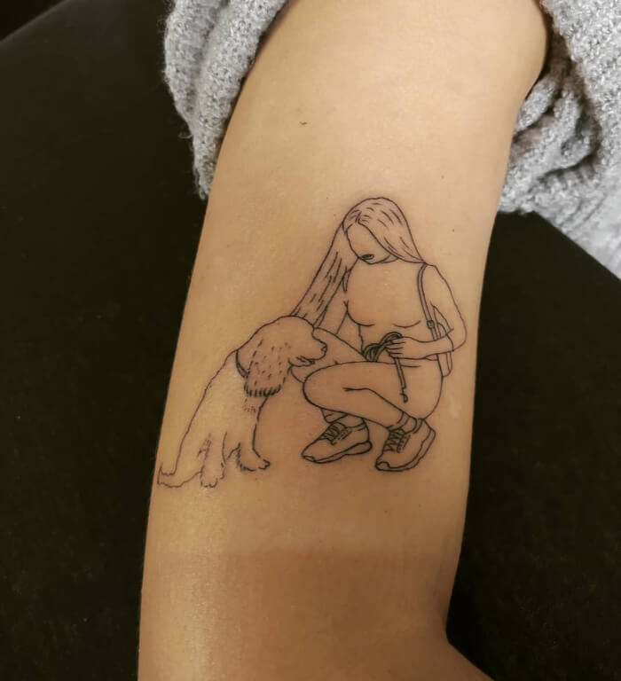 Carry Your "Bark Friends" Everywhere With 30 Adorable Tattoo Designs - 215