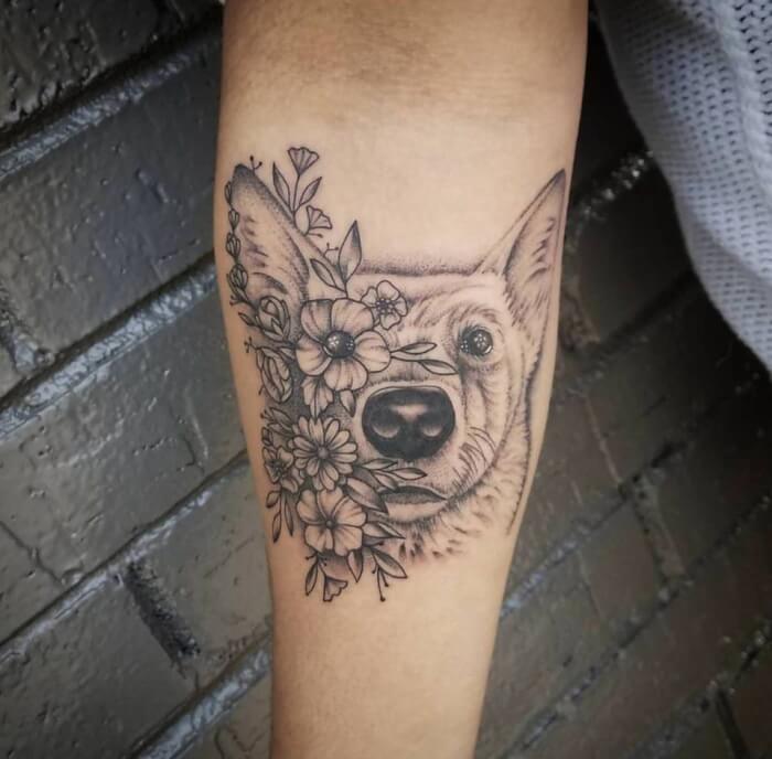 Carry Your "Bark Friends" Everywhere With 30 Adorable Tattoo Designs - 221