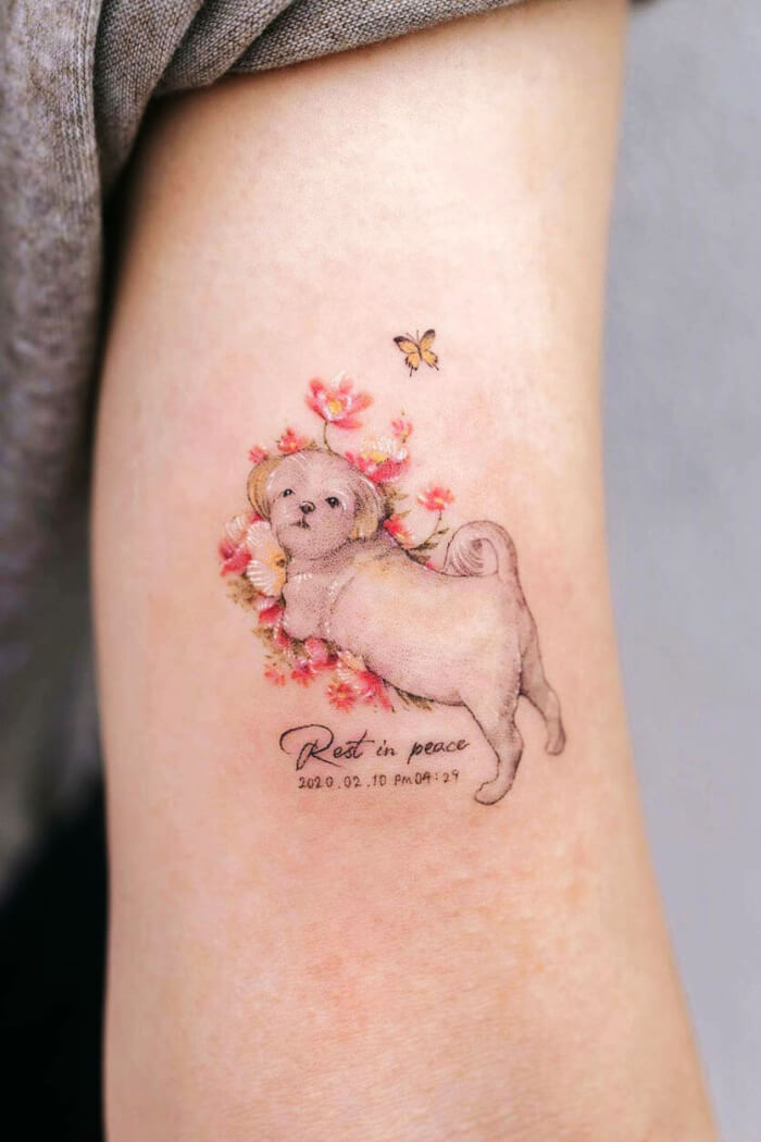 Carry Your "Bark Friends" Everywhere With 30 Adorable Tattoo Designs - 229