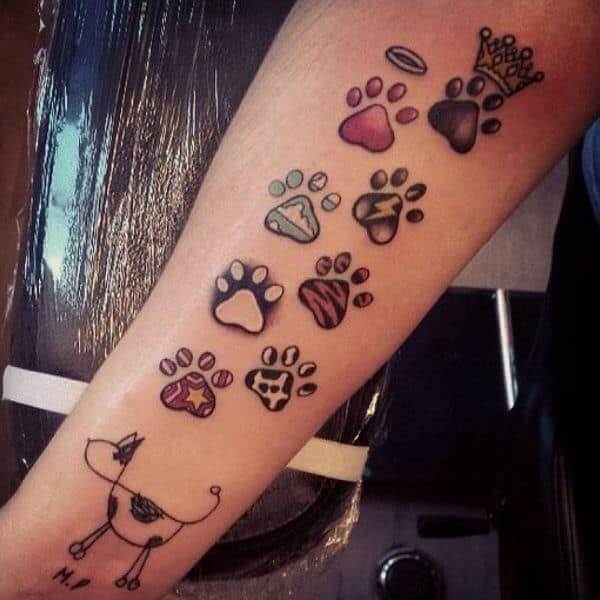 Carry Your "Bark Friends" Everywhere With 30 Adorable Tattoo Designs - 233