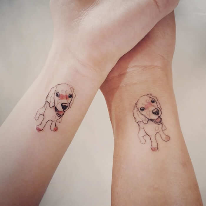 Carry Your "Bark Friends" Everywhere With 30 Adorable Tattoo Designs - 235