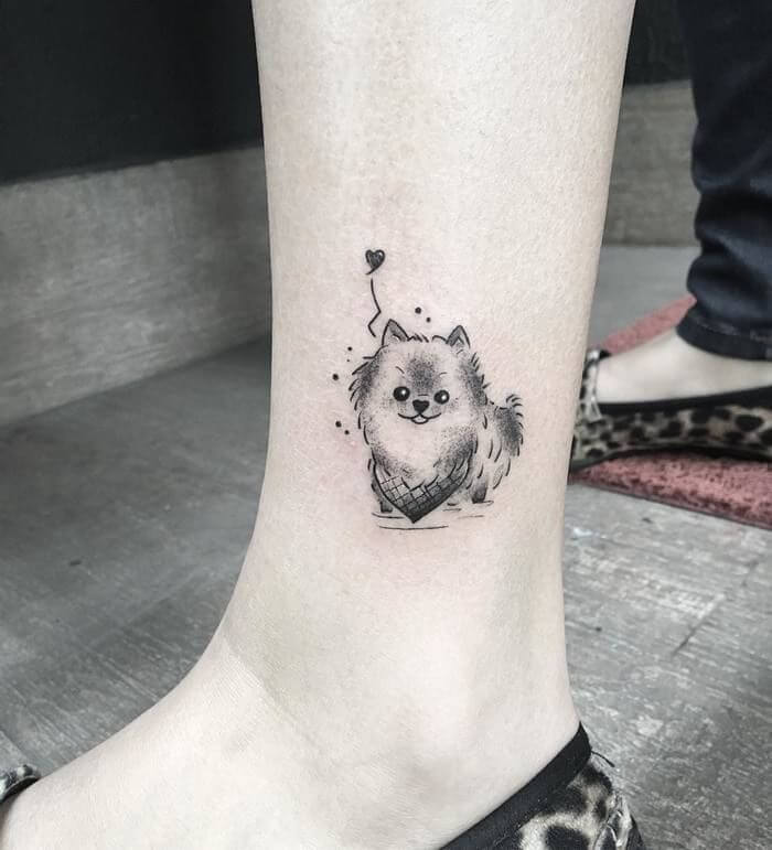 Carry Your "Bark Friends" Everywhere With 30 Adorable Tattoo Designs - 199