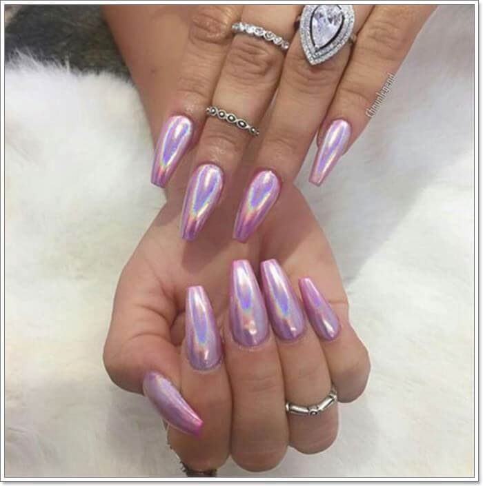 Top 20 Chrome Nail Designs That Are All Over Instagram Feed - 143
