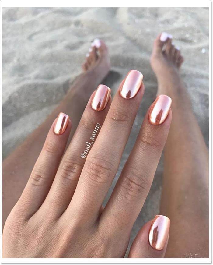 Top 20 Chrome Nail Designs That Are All Over Instagram Feed - 145