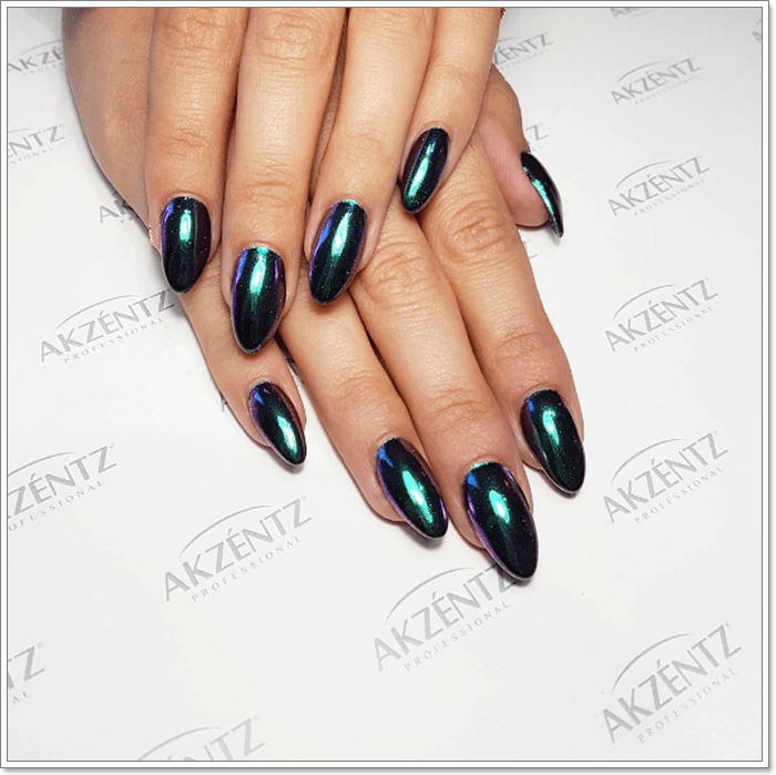 Top 20 Chrome Nail Designs That Are All Over Instagram Feed - 153