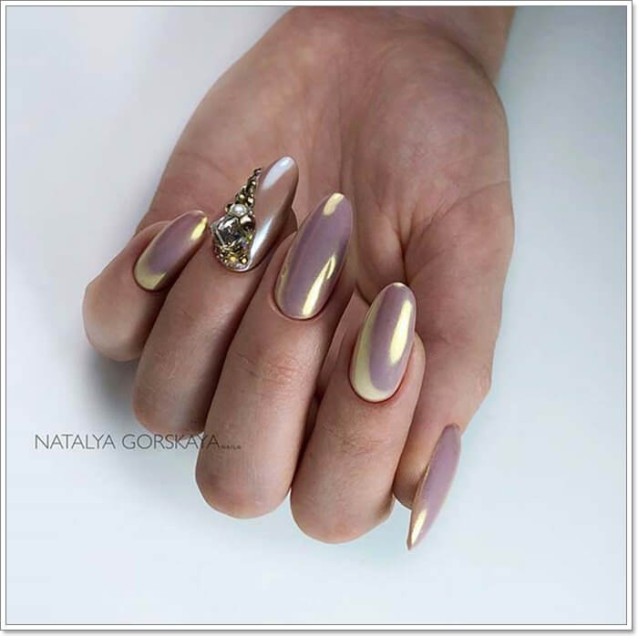 Top 20 Chrome Nail Designs That Are All Over Instagram Feed - 137