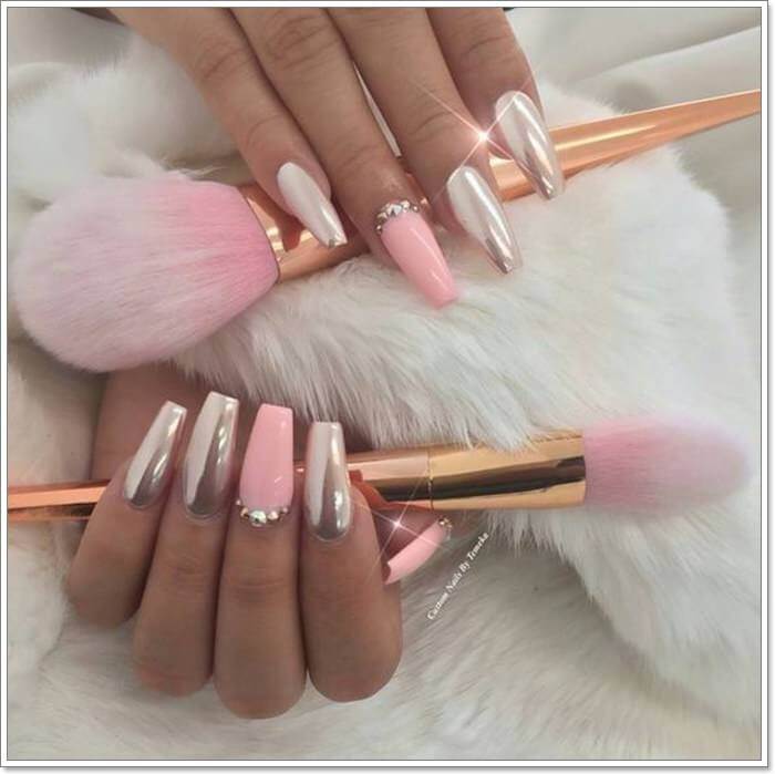 Top 20 Chrome Nail Designs That Are All Over Instagram Feed - 121
