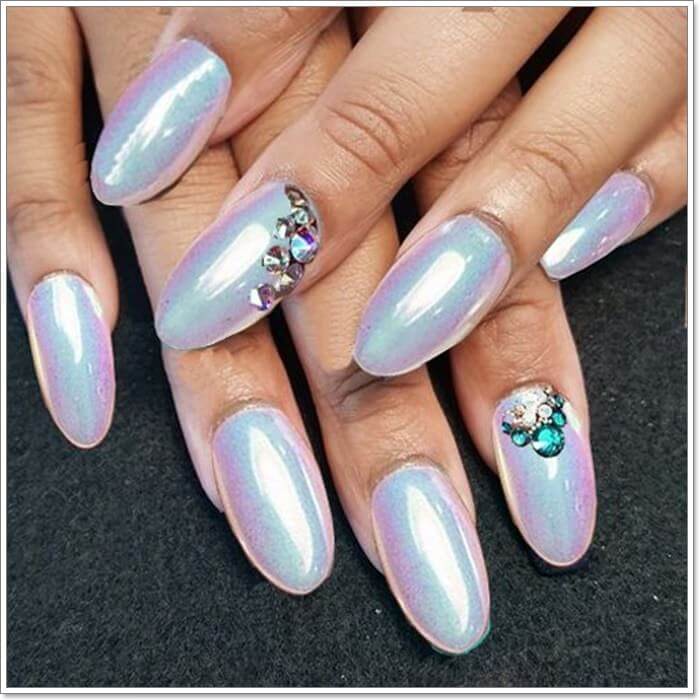 Top 20 Chrome Nail Designs That Are All Over Instagram Feed - 133