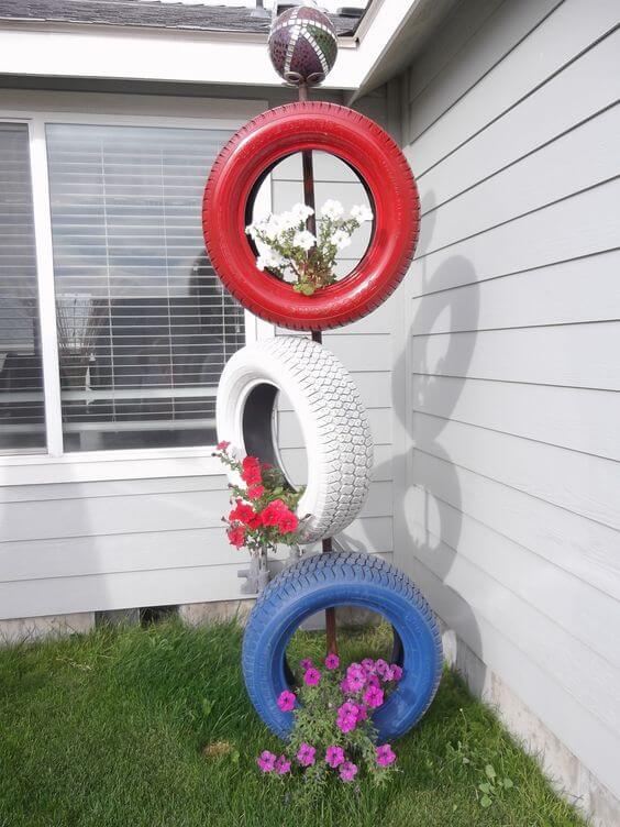24 Useful Home And Garden Ideas Using Old Tires - 179