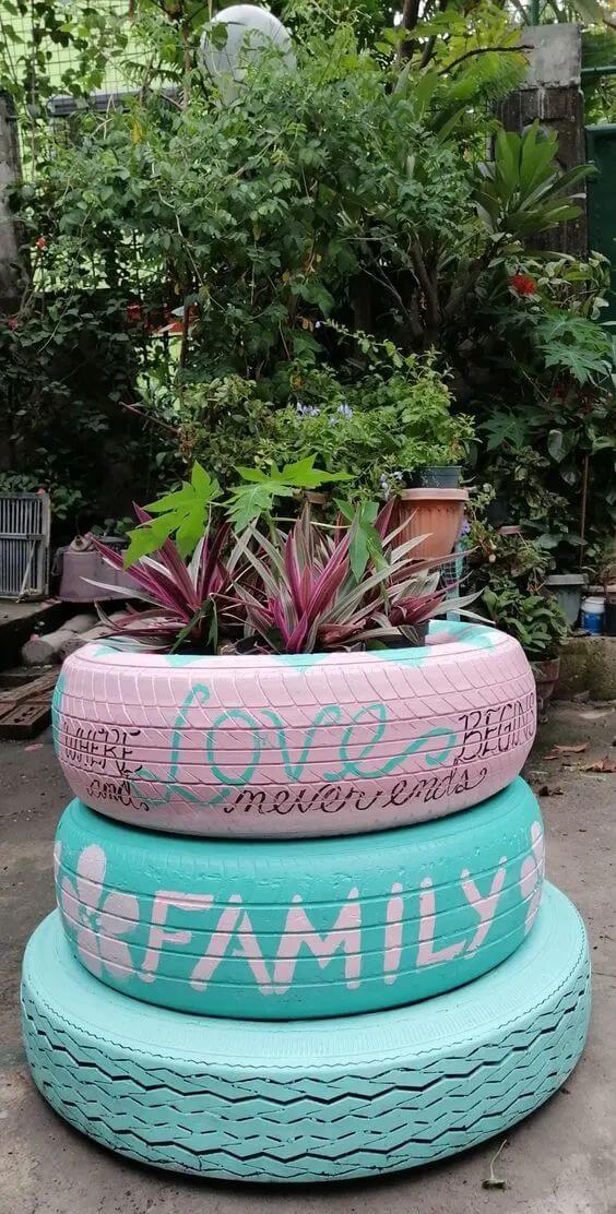 24 Useful Home And Garden Ideas Using Old Tires - 181