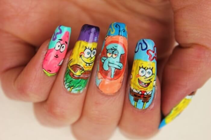 20+ Cartoon Nails That Will Bring You Back To Your Childhood - 159