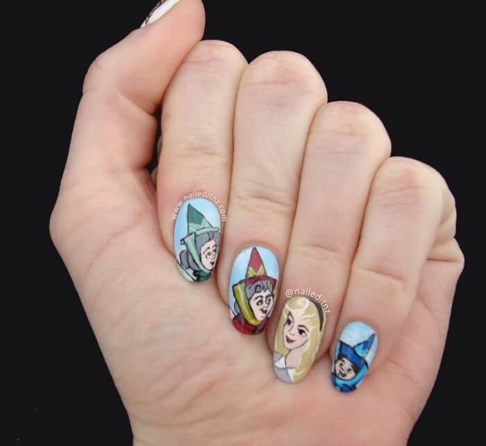 20+ Cartoon Nails That Will Bring You Back To Your Childhood - 167