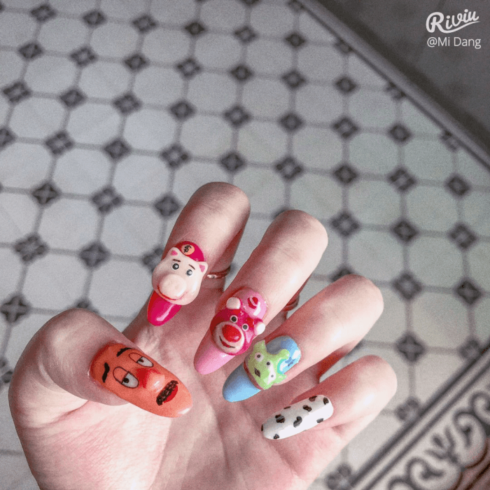 20+ Cartoon Nails That Will Bring You Back To Your Childhood - 179
