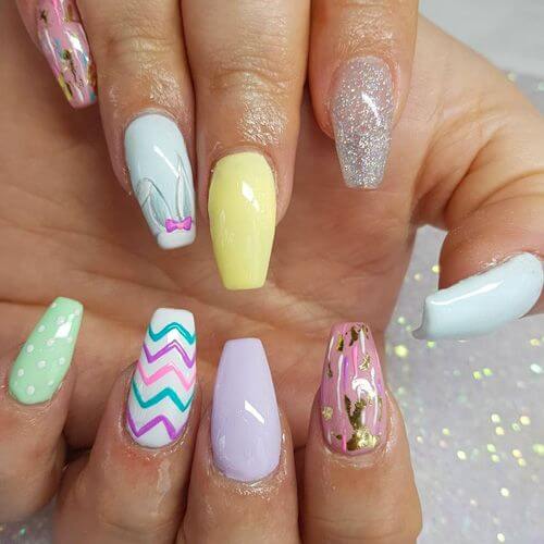 20 Colorful Easter Nails For Your Perfect Holiday Looks - 127