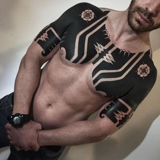 Take A Look At This Collection Of Captivating Solid Black Tattoos - 135